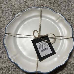 Threshold-Studio McGee- 2 Sets of 4 Melamine Salad Plates- 8 total.